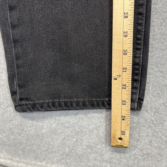 Levi’s 505 Men’s Jeans Black 38x34 Straight Leg Regular Fit Denim Pants - Picture 12 of 14